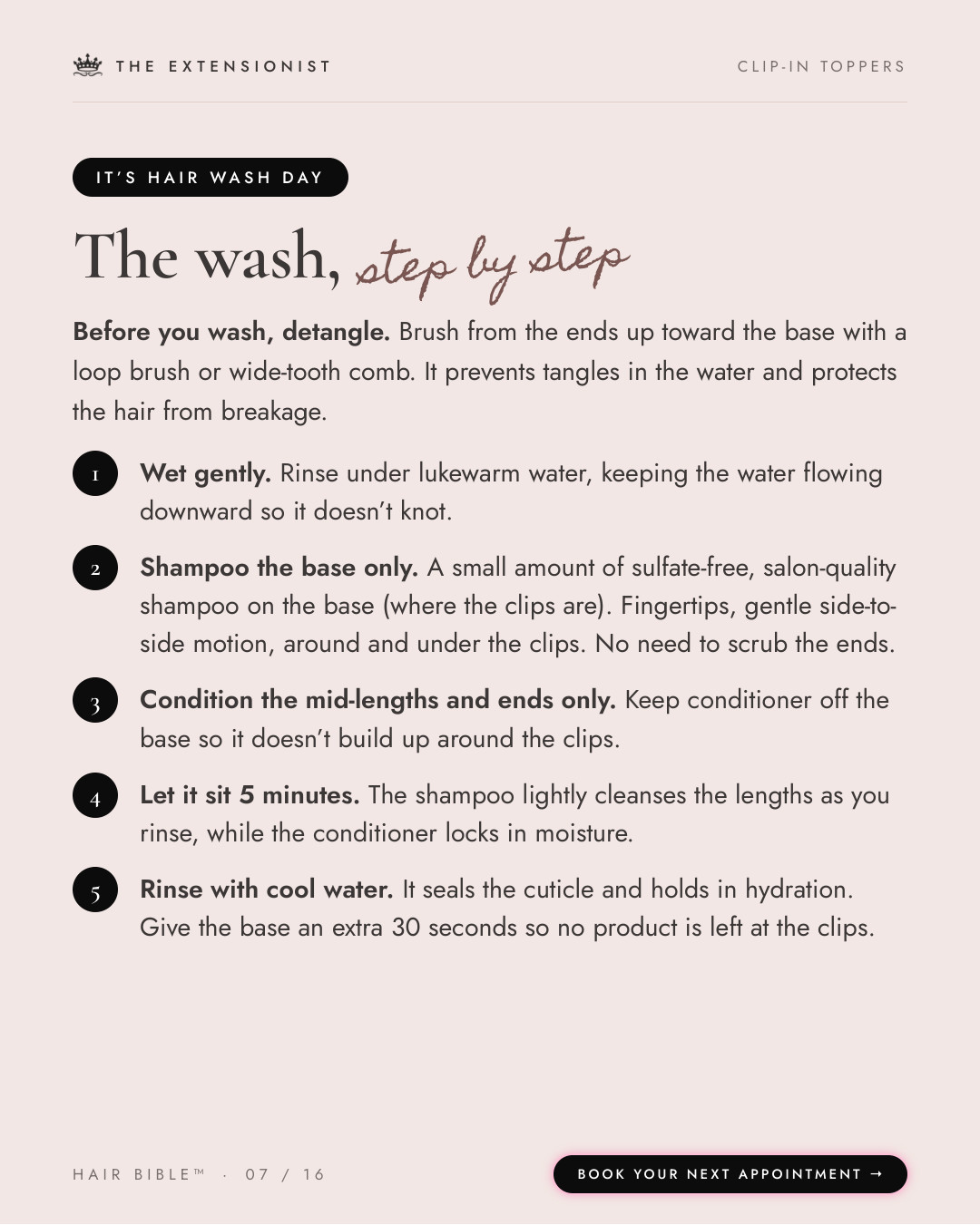 Clip-in Hair Bible, page 7 of 16