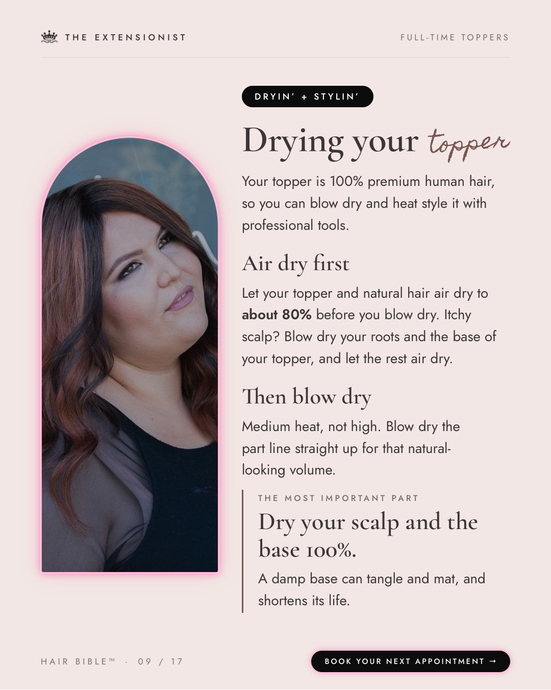 Full-time topper Hair Bible, page 9 of 17