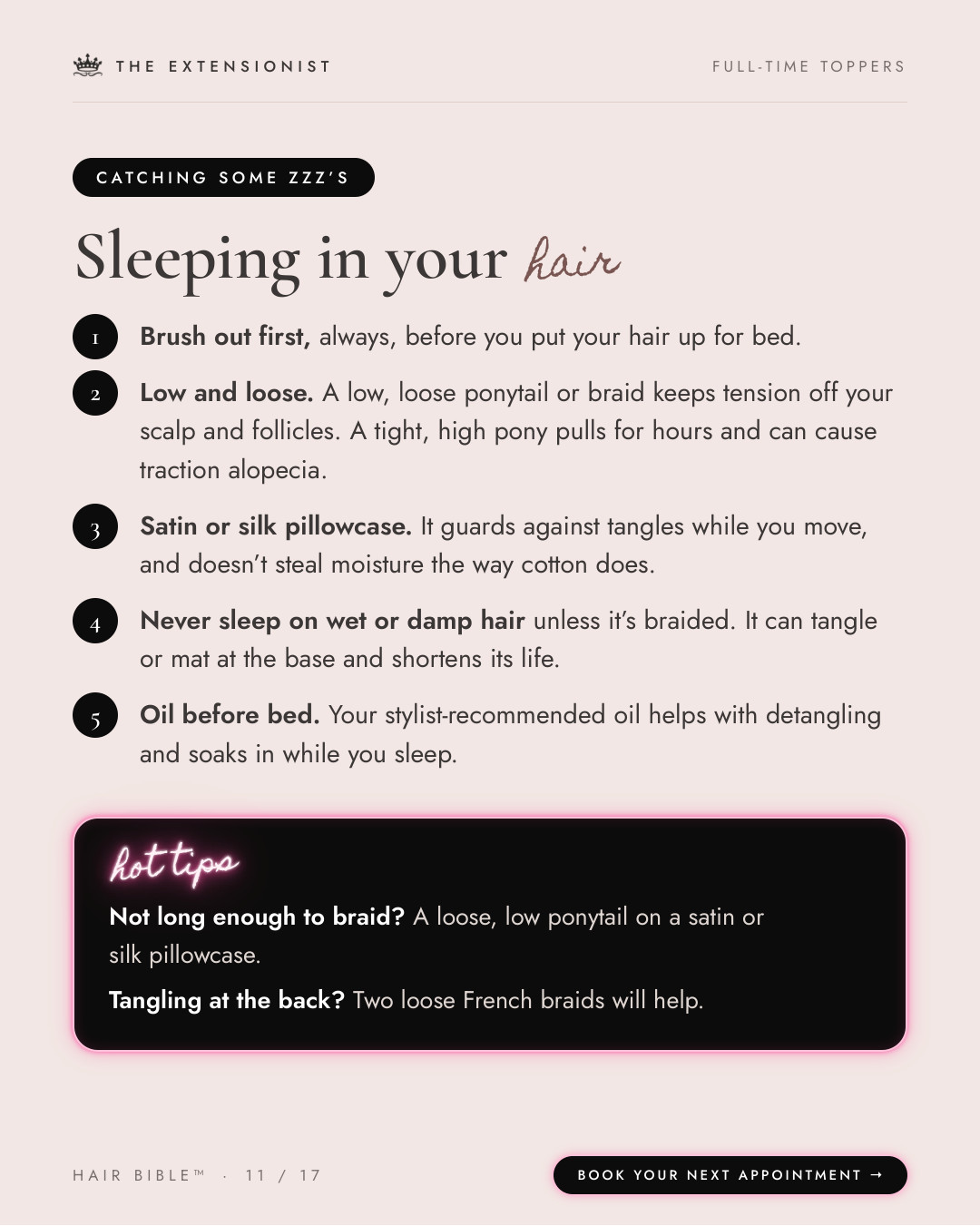 Full-time topper Hair Bible, page 11 of 17