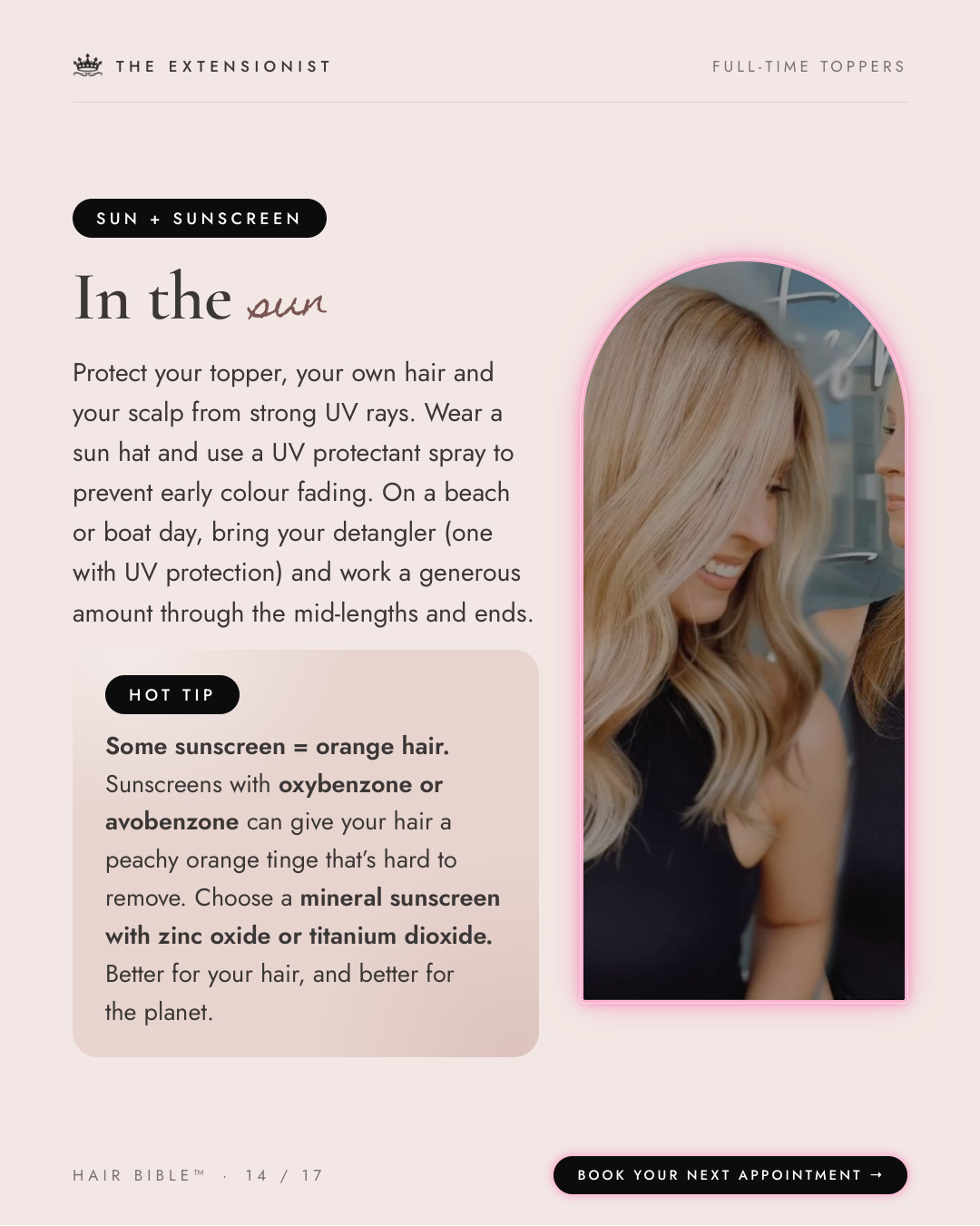 Full-time topper Hair Bible, page 14 of 17