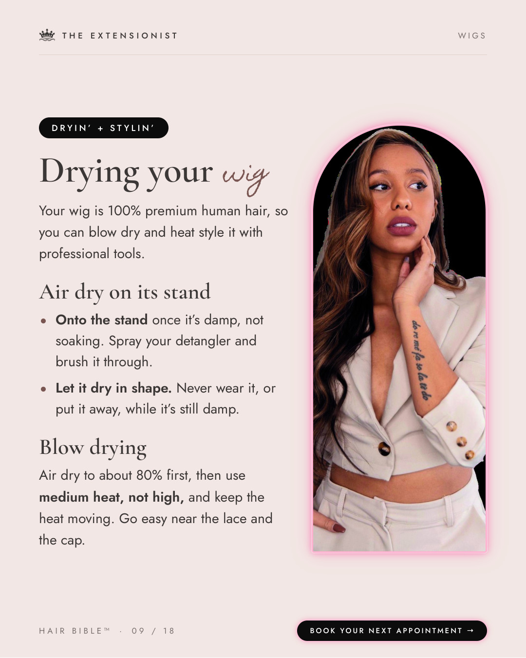 Wig Hair Bible, page 9 of 18