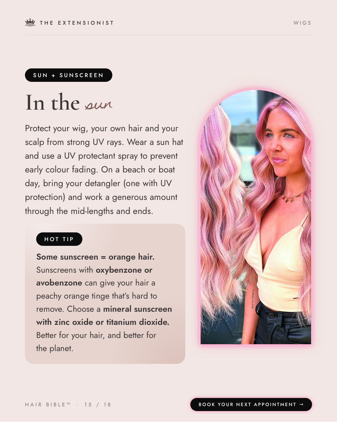Wig Hair Bible, page 15 of 18